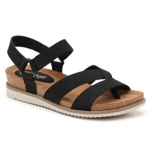 Euro By Sofft Womens Lynelle Wedge Ankle Strap Comfort Sandals shoes sz 9